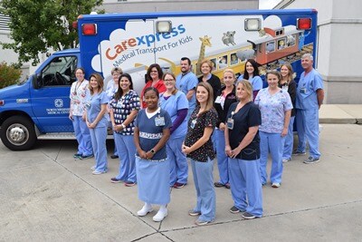 Carexpress team with vehicle