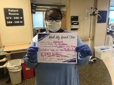 nurse holding mmlo form