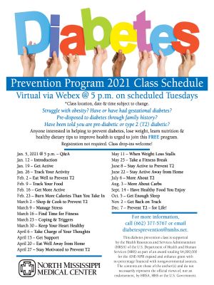 diabetes program flier