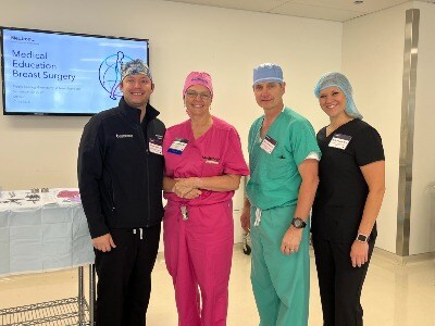 Mastectomy surgery team