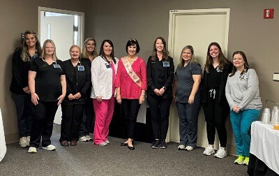 Nancy Anderson with Food and Nutrition team